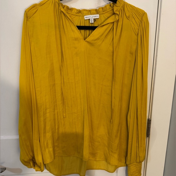 Wilfred Tops - Wilfred Golden Yellow Blouse